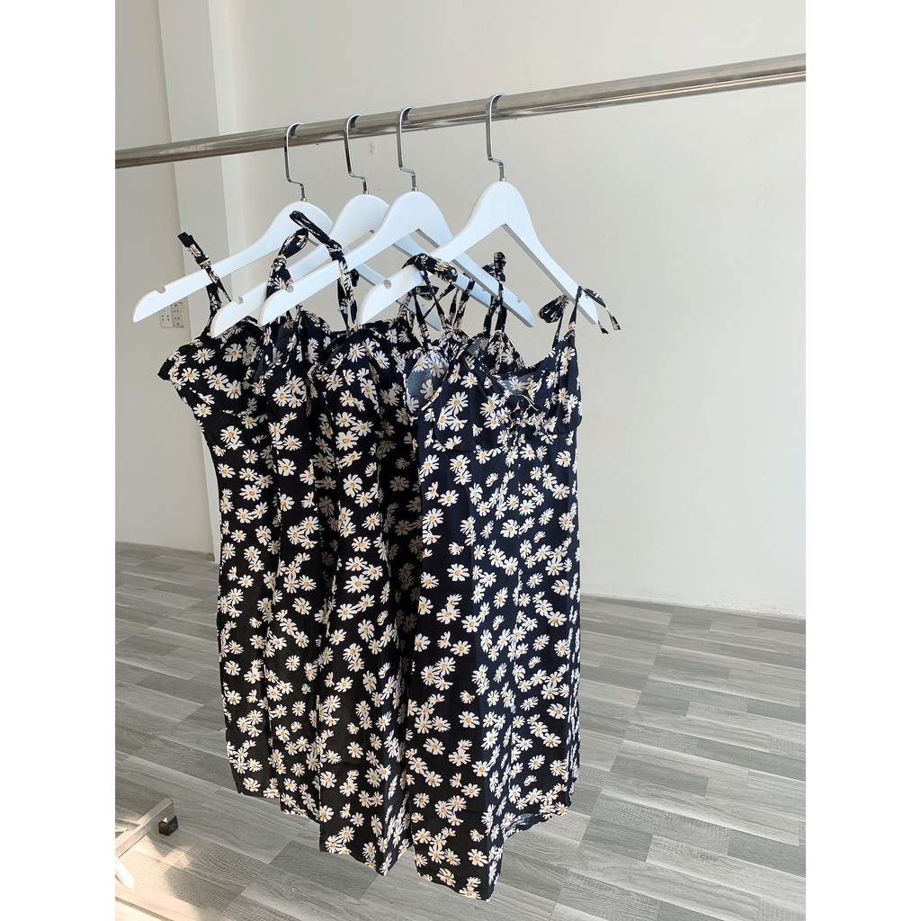 Váy hoa cúc 2 dây