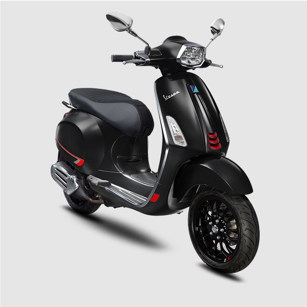 Xe Tay Ga Vespa Sprint S 125 Màu Đen Sần Black Opaco