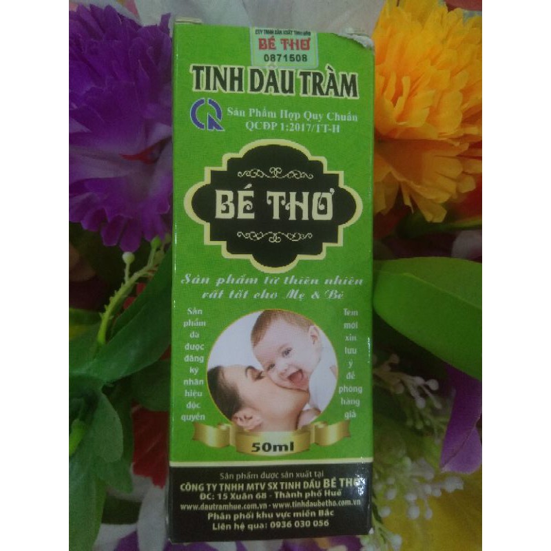 Tinh Dầu Tràm Huế Bé Thơ nguyên chất loại 50ml