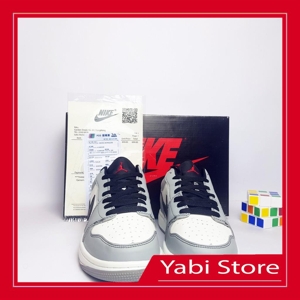 🔥FREE SHIP-HÀNG QUẢNG CHÂU 🔥Giày thể thao sneaker🔥Air Jordan 1 Low JD LIGHT SMOKE GREY full box - Yabi Store | BigBuy360 - bigbuy360.vn