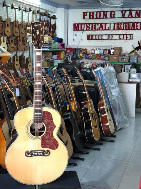 Đàn Guitar Gibson Gỗ Cẩm Ấn ( full phụ kiện)