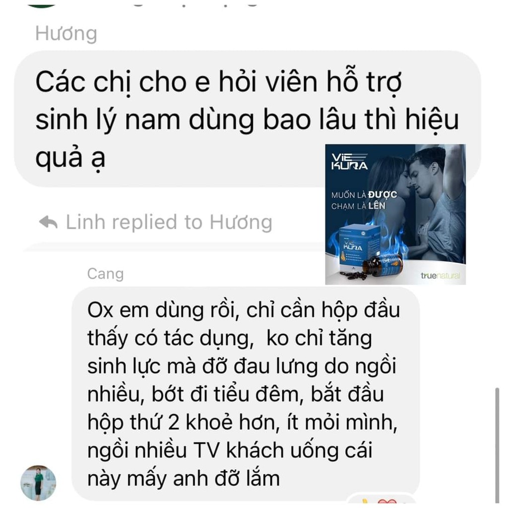 [Chính Hãng] Viên Uống Sinh Lý Nam VIE KURA - Mãnh Lực Đàn Ông