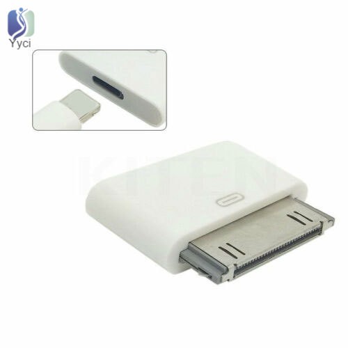 Yy 8 Pin Female to 30 Pin Male Adapter for iPhone 4/4S iPad 2/3 @VN