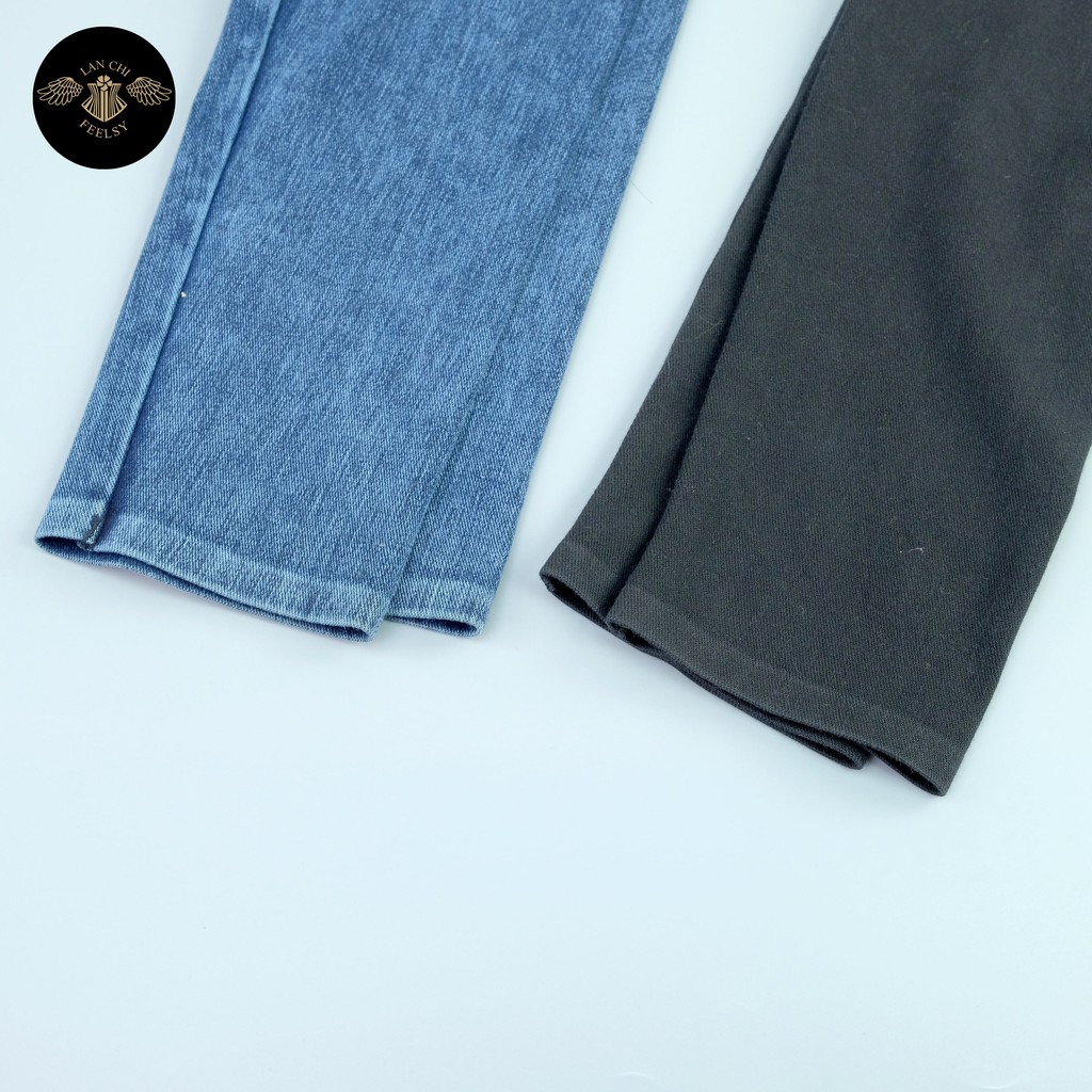 Quần bò Legging Jeans L20 ôm siết,gen giấu bụng, giảm mỡ sau sinh, nâng mông, cạp cao, tôn dáng,chất đẹp, co dãn,tập gym