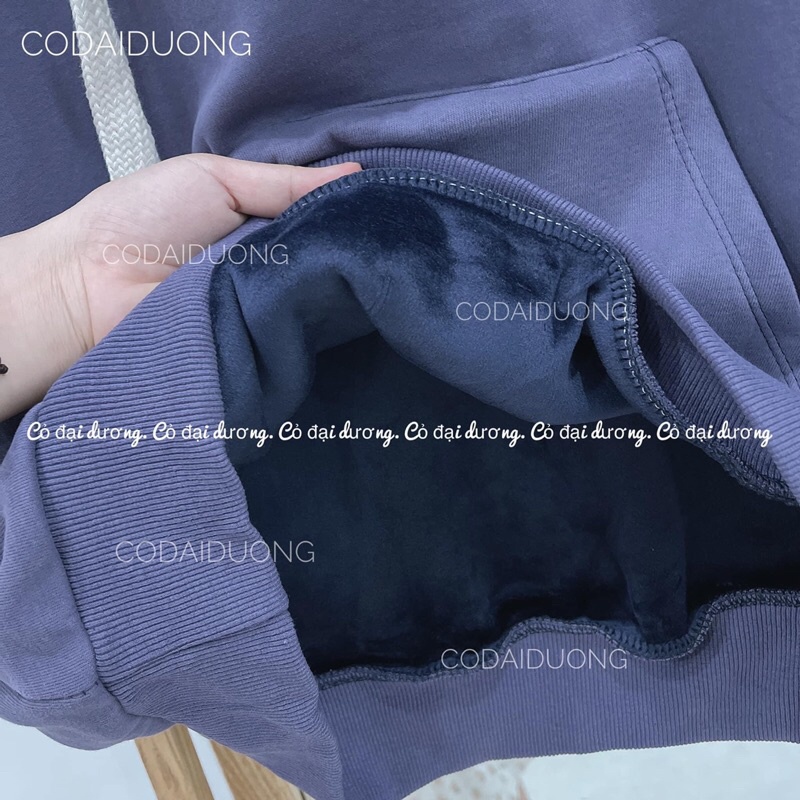áo nỉ hoodie trơn dây to | BigBuy360 - bigbuy360.vn