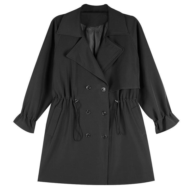 Áo khoác mangto dáng vừa 2 lớp xinh xinh