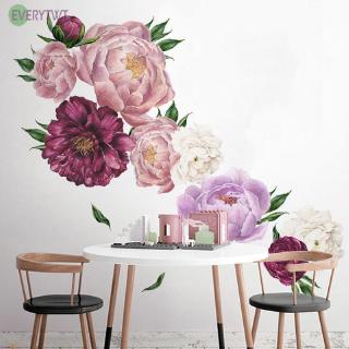 Sticker Dán Tường Chống Thấm Nước 80g Hình Hoa Đào