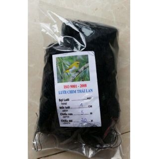 Lưới bẫy chim chào mào, chim sẻ cao 5m dài 20m