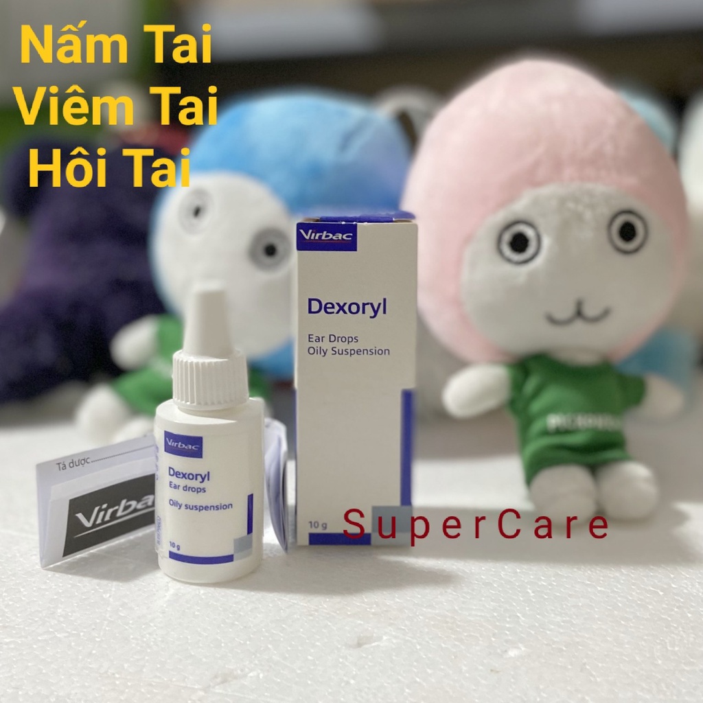 Nhỏ Tai DEXORYL (Pháp) - Viêm Tai, Hôi Tai, Nấm Tai Chó Mèo