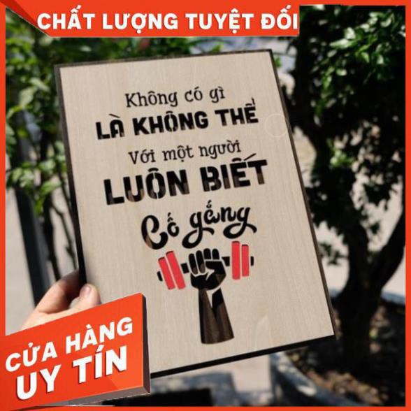 [Giá Mềm] Tranh Decor tạo động lực theo tên slogan những câu nói hay