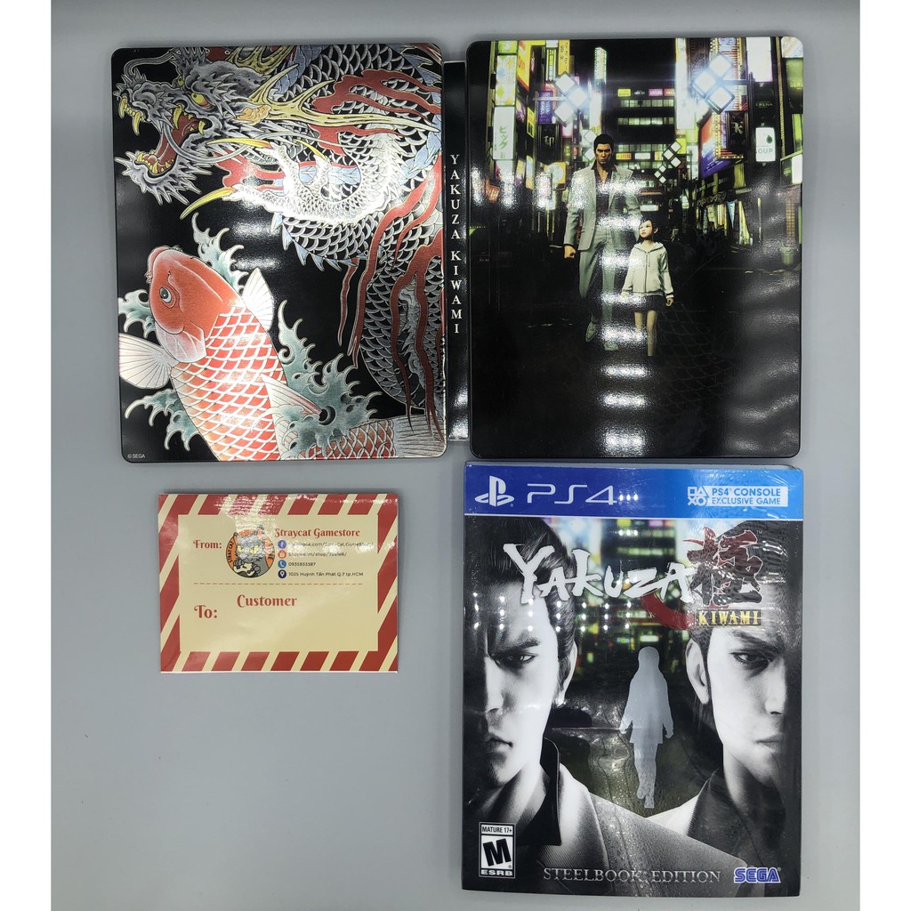 [Steelbook] Hộp thiếc game PS4/Xbox One - Yakuza Kiwami