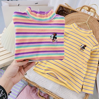 Size 8-22kgáo len cotton cổ 3 phân giữ nhiệt cho bé trai bé gái chất dày - ảnh sản phẩm 2