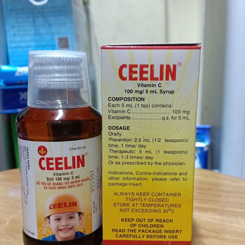 Siro CEELIN tăng sức đề kháng, tăng miễn dịch cho trẻ sơ sinh và trẻ em