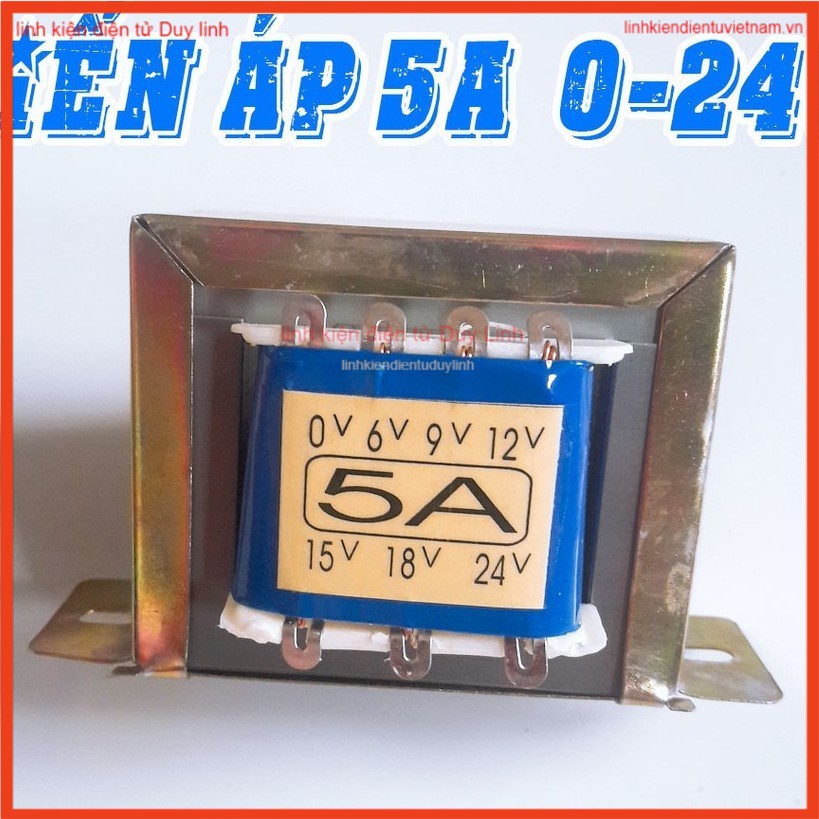 Biến Áp 5A Điện Áp Ra 0-24V Hoạt Động Ổn Định