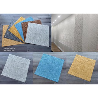 Xốp Dán Tường 3D Siêu Đẹp Hoa Văn cổ điển 