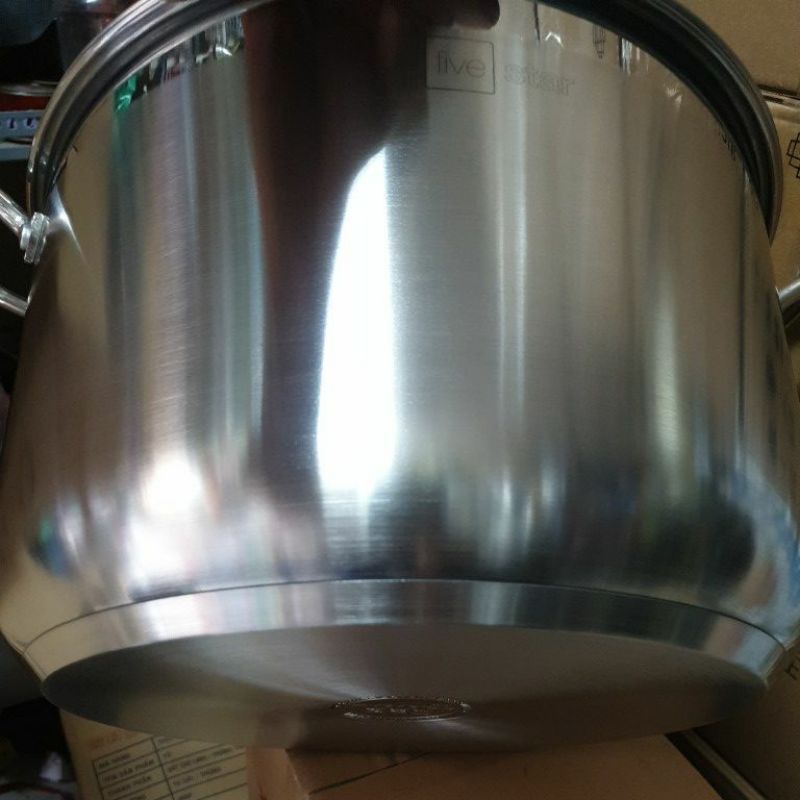Nồi INOX Luộc Gà 3 Đáy Cao Cấp Five Star 26-28-30-32-36
