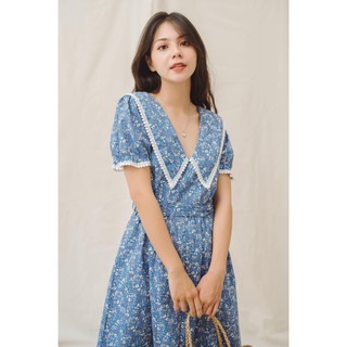 đầm cổ thủy thủ nhọn