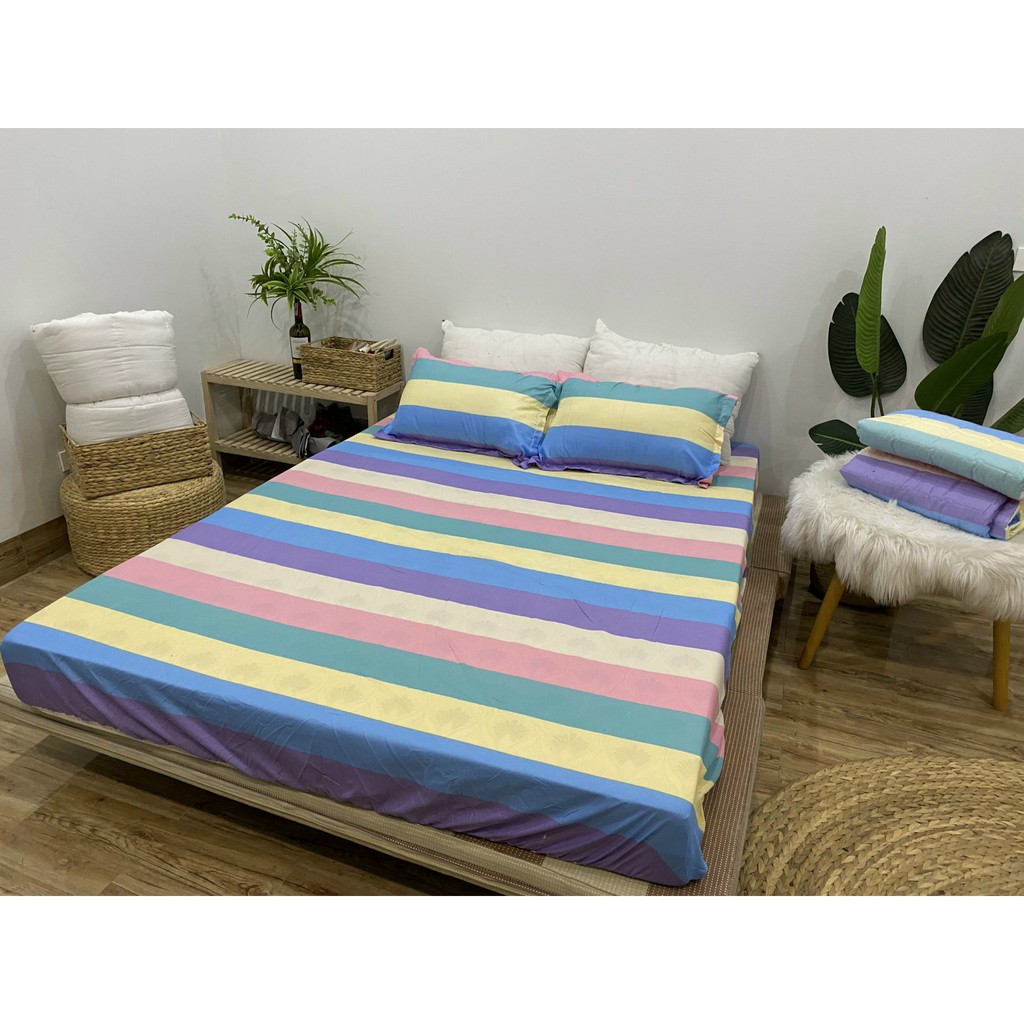 [Giảm giá Ga gối trải giường Mặt Lợn Hồng kèm vỏ gối chất cực đẹp (Được chọn mẫu) | BigBuy360 - bigbuy360.vn