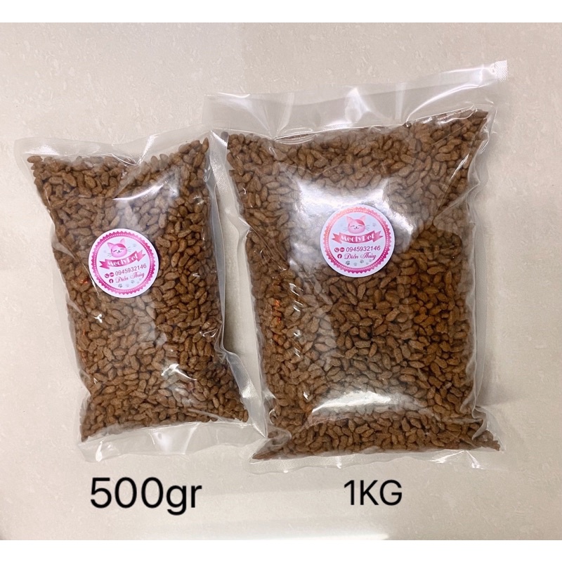 Hạt cho mèo Cateye 1kg (Túi chân không)