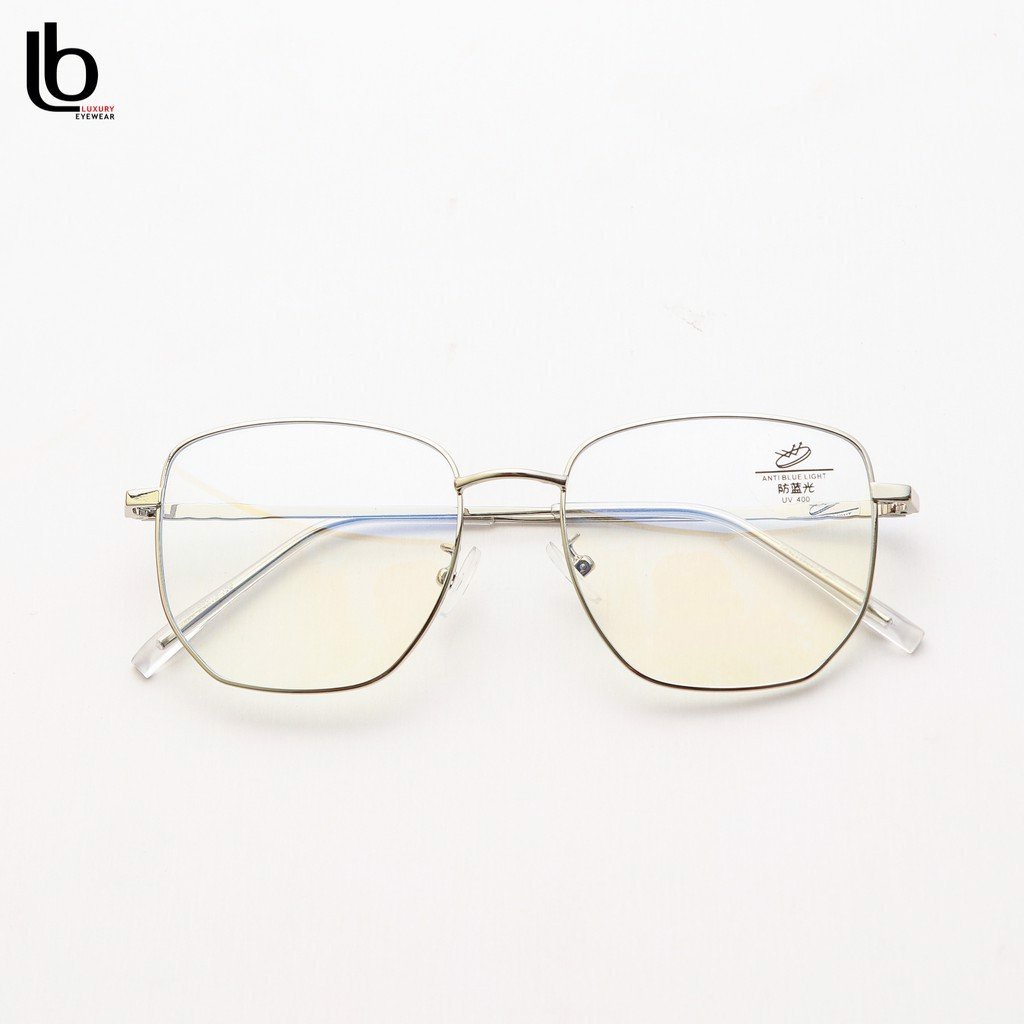 Gọng Kính - Vuông Vát Góc - Kim Loại Cao Cấp - Bamboo 72 565 - Đen, Bạc, Hồng, Tím, Xanh - LB Eyewea