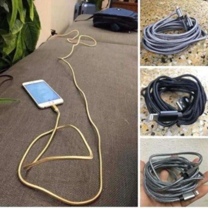 Dây Cáp Sạc Dù Dành Cho iPhone Dài 3M