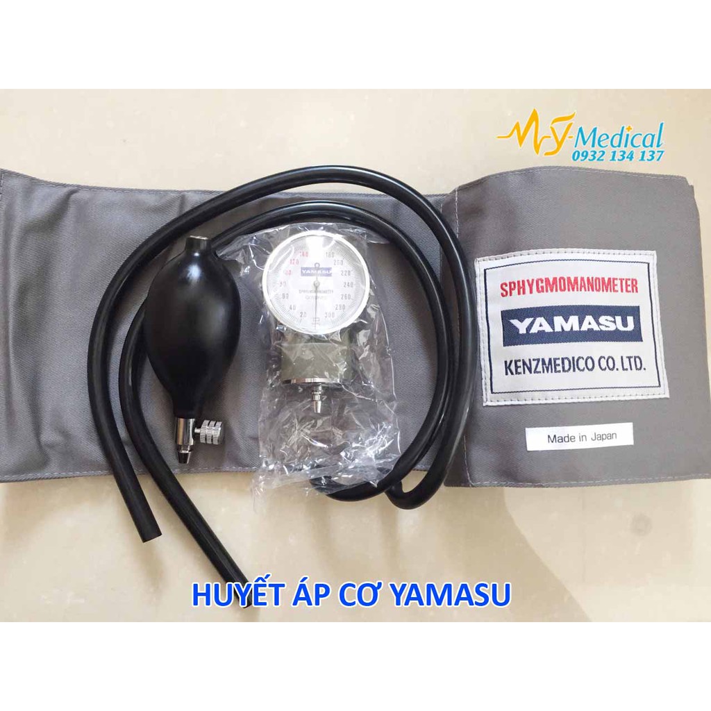 Máy đo huyết áp cơ Yamasu 500 và Ống nghe Yamasu Model No 120