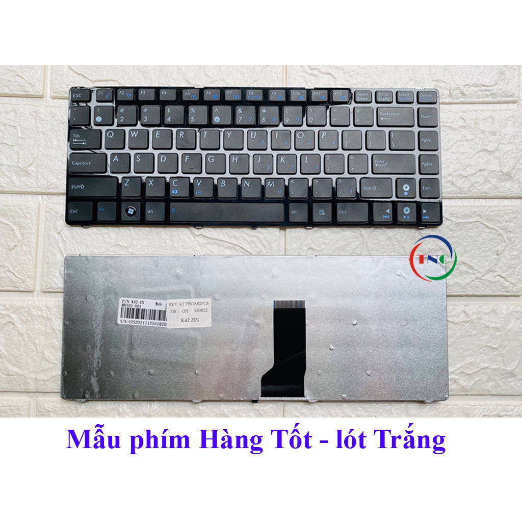 Phím Laptop Asus K42 K43 K43E K43S A42 K42F X44H X45C X42 X43 X43S X44 NHẬP KHẨU