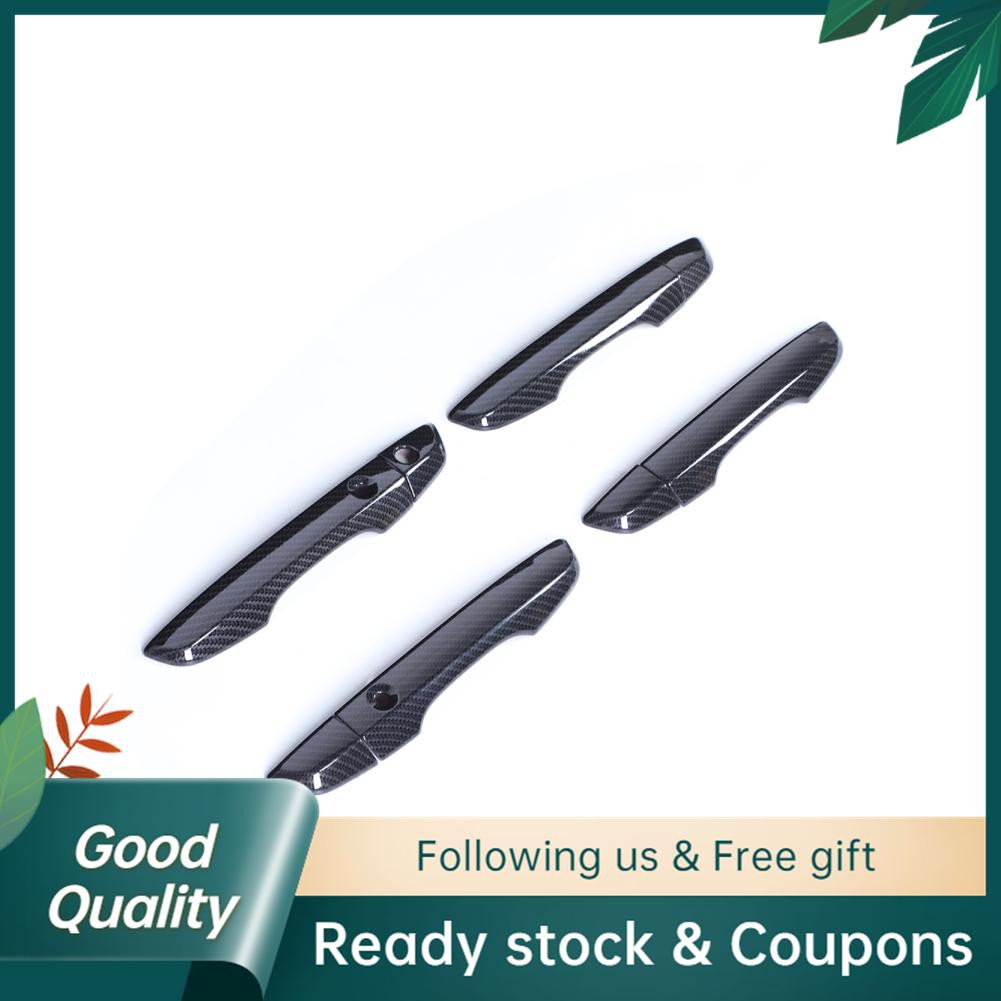 Ốp Tay Nắm Cửa Bằng Sợi Carbon Cho Xe Hơi Honda Civic 10th 16-19