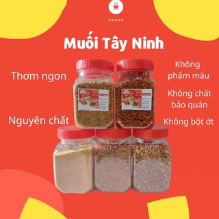 Muối Tây Ninh, Muối Tôm, Muối Tỏi, Muối Ớt Chay Chấm Hoa Quả, Trái Cây, Bánh Tráng, Ngon, Chính Gốc Nhà Làm, Hũ 100gr