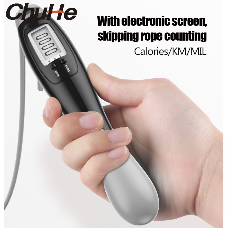 (Đếm / calo) Dây Nhảy Tập Thể Dục Thể Thao, Lõi Thép Cao Cấp 2,8m Siêu Rẻ Siêu Bền Có Thể Cắt Bớt Dây