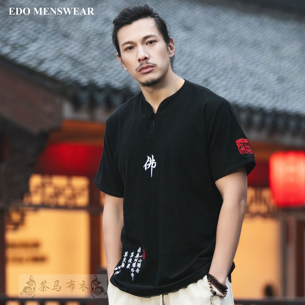 Áo Hanfu chất đũi mặc khỏe đẹp, siêu cool ngầu, phong cách