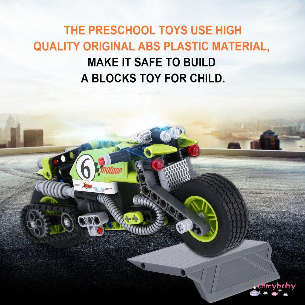 Bộ đồ chơi lắp ráp xe mô tô 201 mảnh DIY