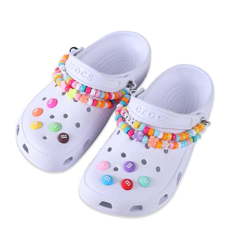 crocs sticker Phụ Kiện Trang Trí Giày Dễ Thương DIYshoes sticker Accessories Stickers Sandals Shoe Decoration