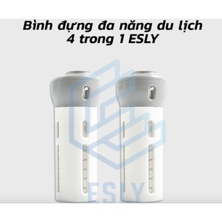 Bình Đựng Đa Năng Du Lịch ESLY TravelBottle 4in1 (Xám) - Home and Garden