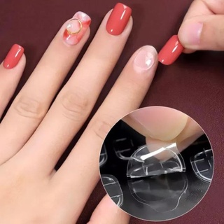 Miếng keo 2 mặt dán móng , keo silicon, miếng dán nailbox ( tờ 24 miếng dán)