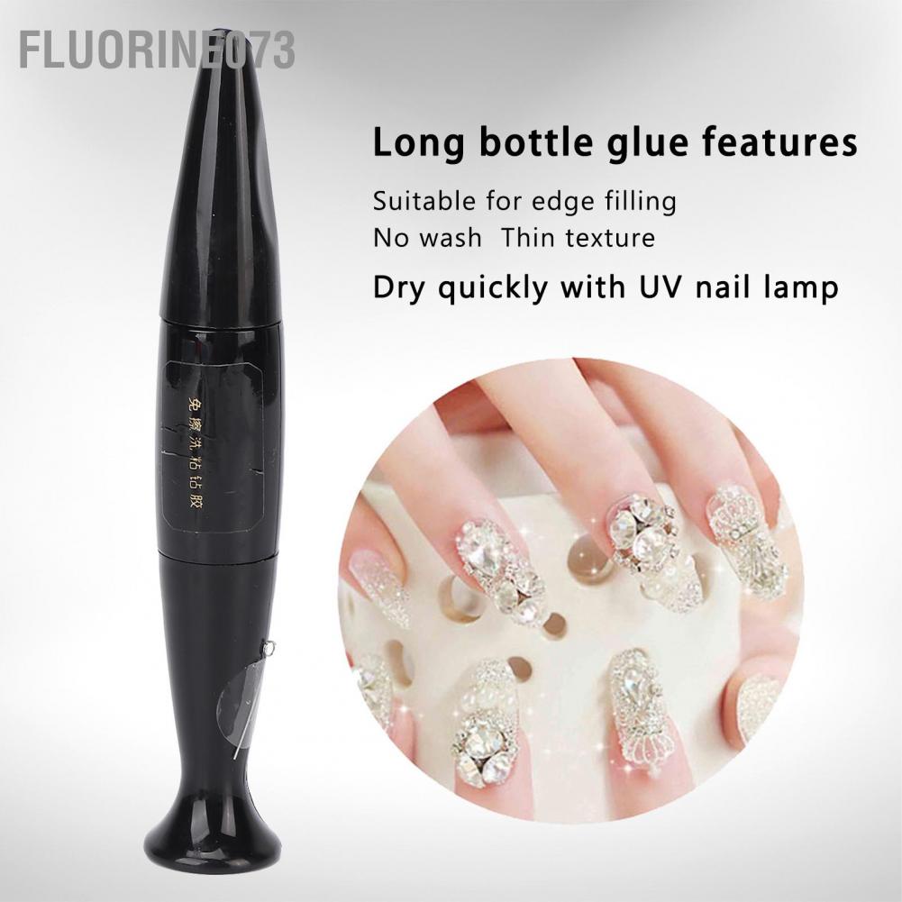 Keo dán móng tay Rhinestone Chuyên nghiệp tại nhà Salon Keo để trang trí hạt (8ml + 5ml)