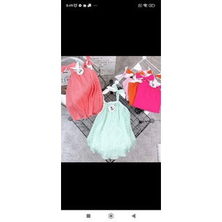 váy xếp ly cho bé, nơ vai