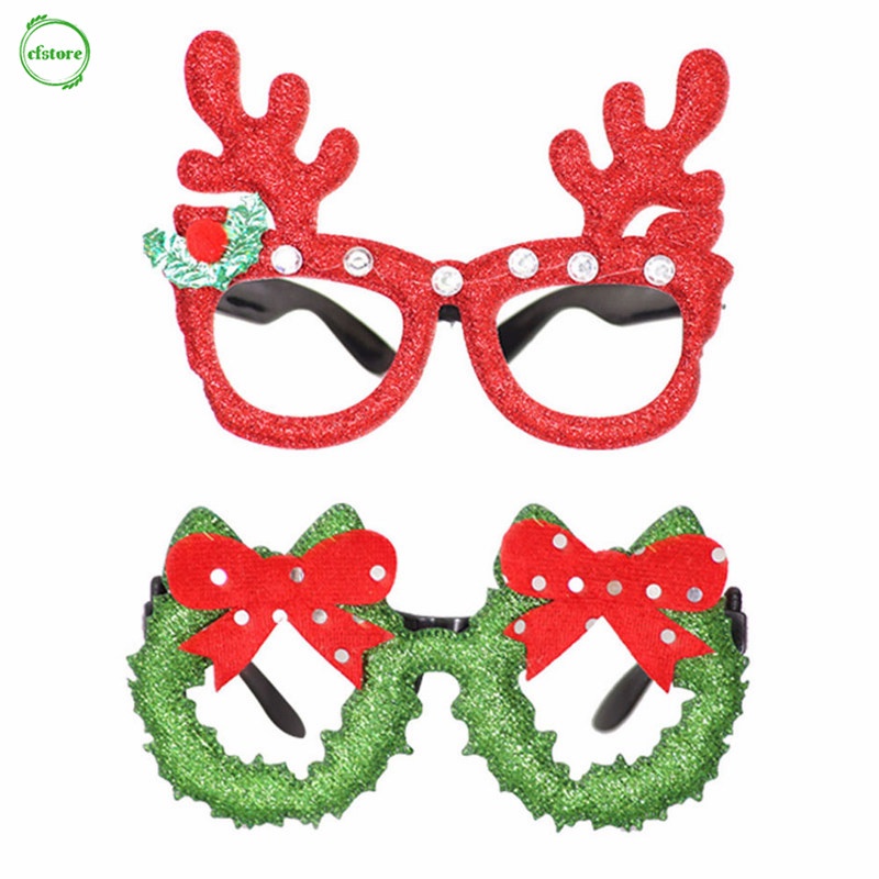 Mắt kính họa tiết giáng sinh dễ thương bắt mắt sành điệu