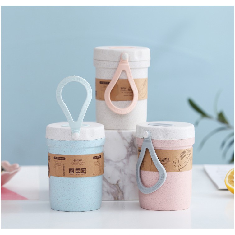Cốc đựng súp - canh - cháo lúa mạch cầm tay có tay xách | BigBuy360 - bigbuy360.vn