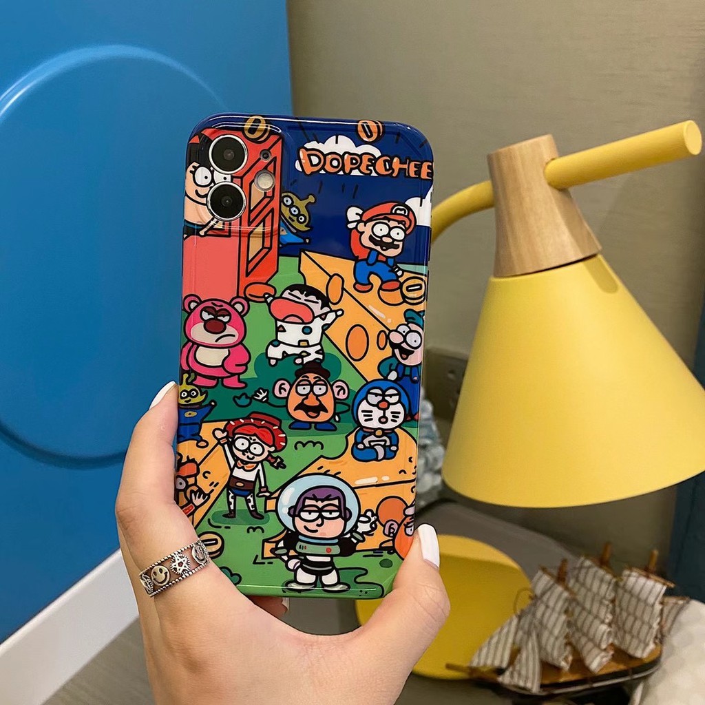 Q version cartoon is suitable for iPhone 7 8 + Ix Xr Xsmax 11 Pro Promax 12mini 12 Pro Promax mobile phone case | BigBuy360 - bigbuy360.vn