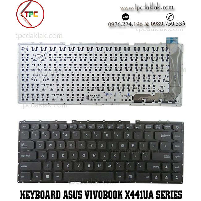 Bàn phím Laptop Asus A441U, X441, X441S, X441SA, X441SC, X441U, X441UA | Keyboard Asus X441UA Series