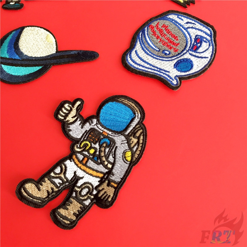 Miếng vải vá hoạ tiết chủ đề vũ trụ nhiều mẫu mã trang trí quần áo