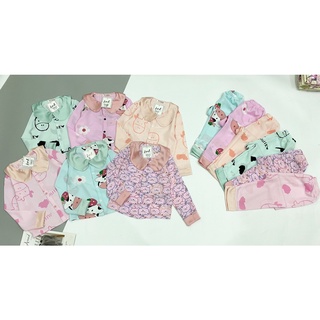 Bộ pijama bé gái chất lụa mango mềm mịn
