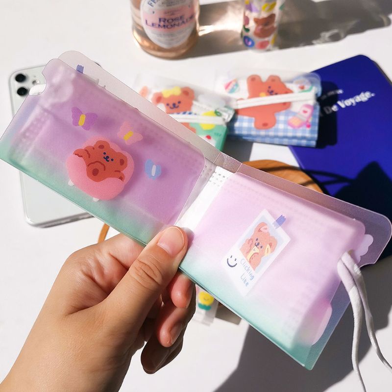Set 100 Túi Đựng Khẩu Trang Chống Bụi Bẩn Dùng Một Lần Tiện Dụng