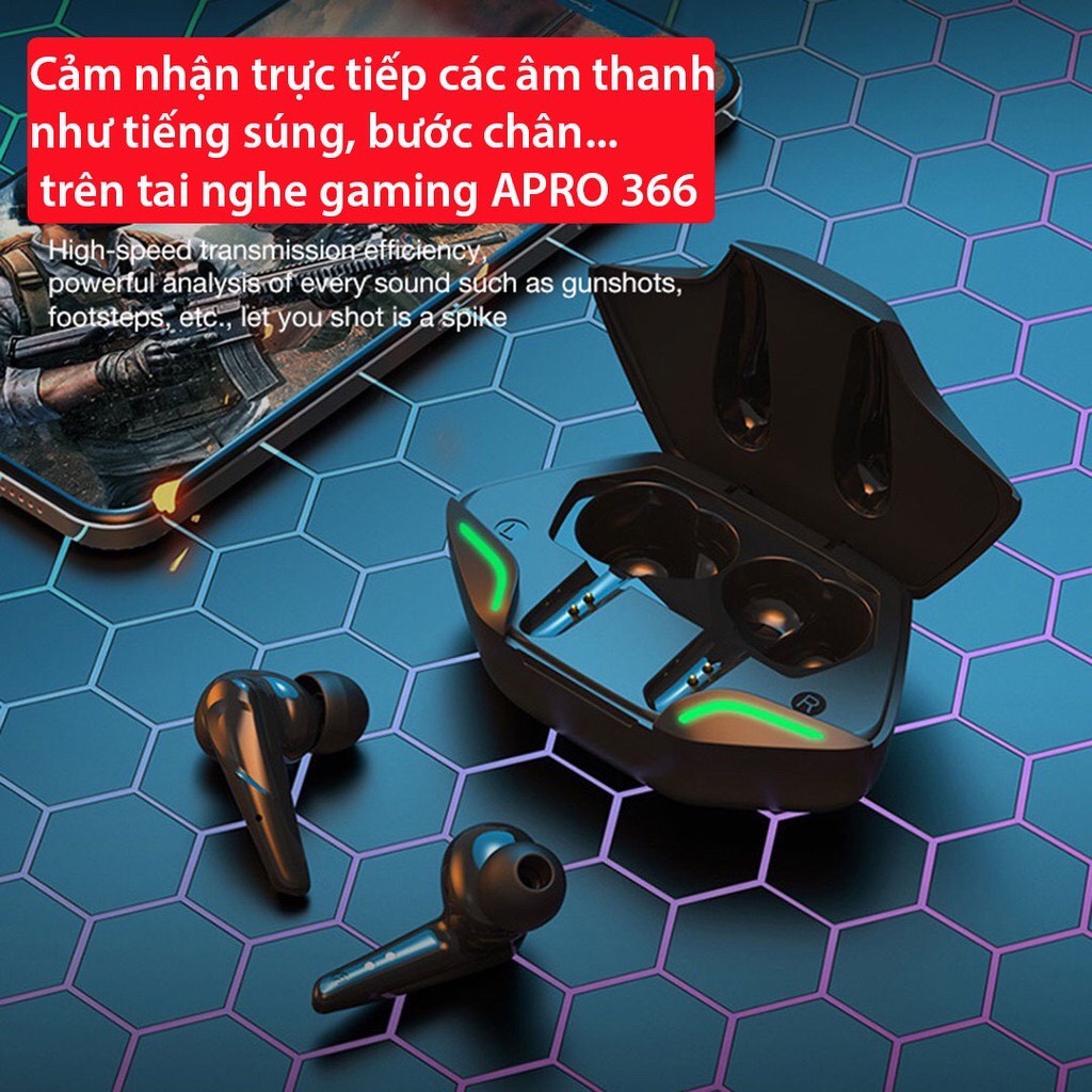 Tai Nghe Bluetooth không dây Gaming X15PRO 5.0 TWS, Bass mạnh mẽ, độ trễ cực thấp khi chơi game , pubg, Có Mic,Nhiều Màu