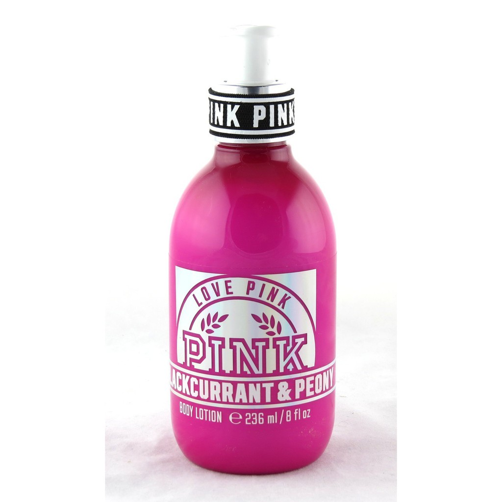 Dưỡng thể giữ ẩm da Victoria's Secret Pink Blackcurrant &amp; Peony 236ml (Mỹ)