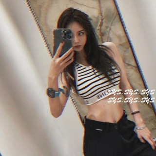 Áo 3 lỗ croptop len gân Ce.li.ne