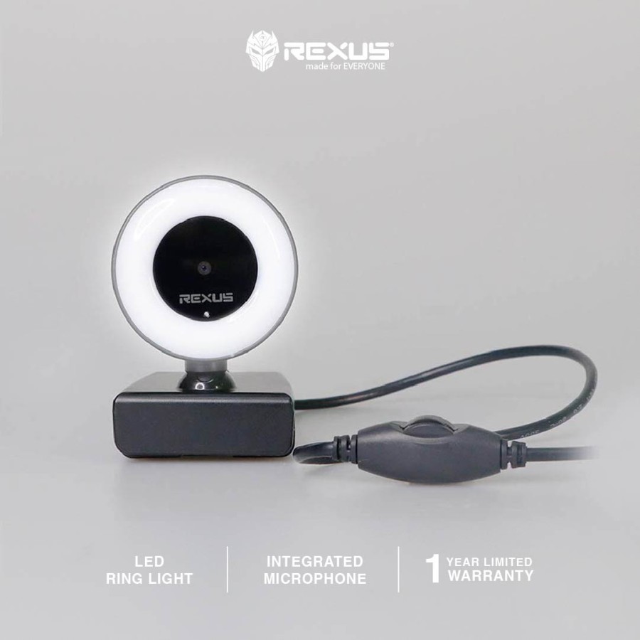 Webcam vòng đèn LED Rexus Alva II Full HD 1080 Alva 2