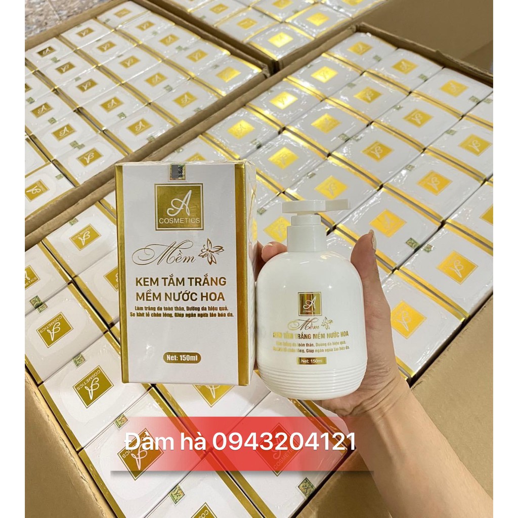 Tắm trắng mềm nước hoa Acosmetics chính hãng