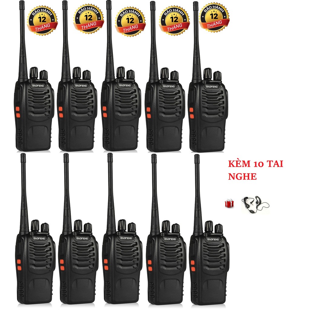 Bộ 10 Bộ đàm Baofeng 888s